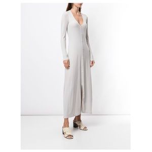 James Perse Ribbed Cardigan Dress - size 3